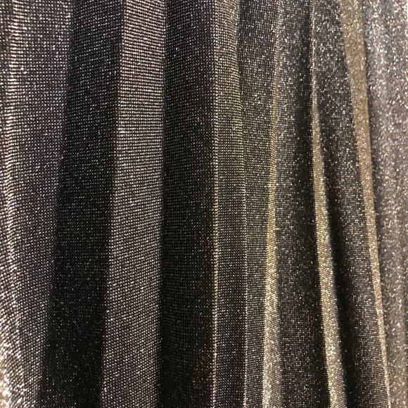 Metallic Pleated Skirt - Picture 7 of 13